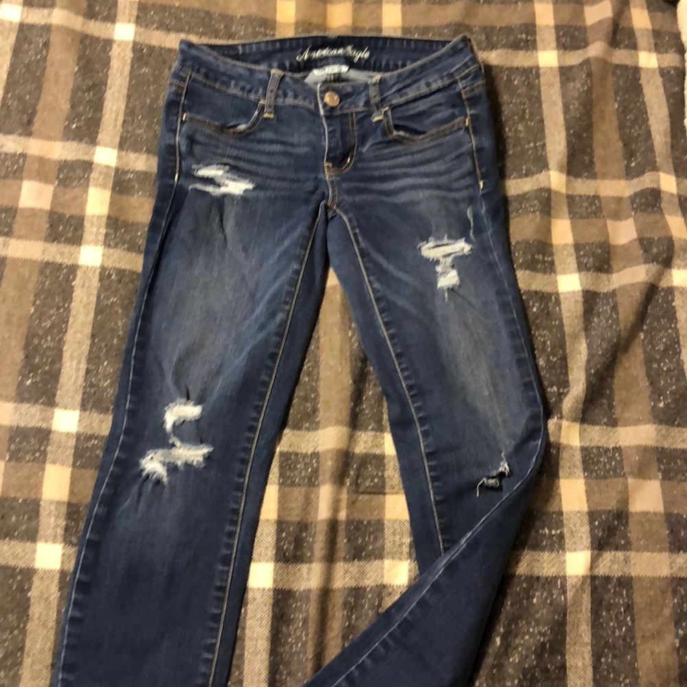 Blue Ripped Jeans